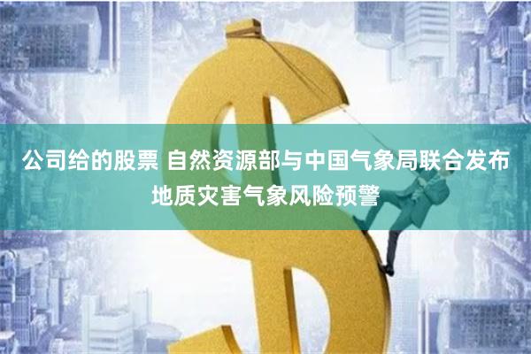 公司给的股票 自然资源部与中国气象局联合发布地质灾害气象风险预警